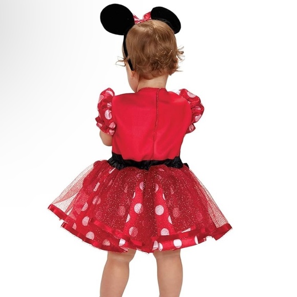 Disney | Toddler Girl Minnie Mouse Dress & Headband - Picture 2 of 3